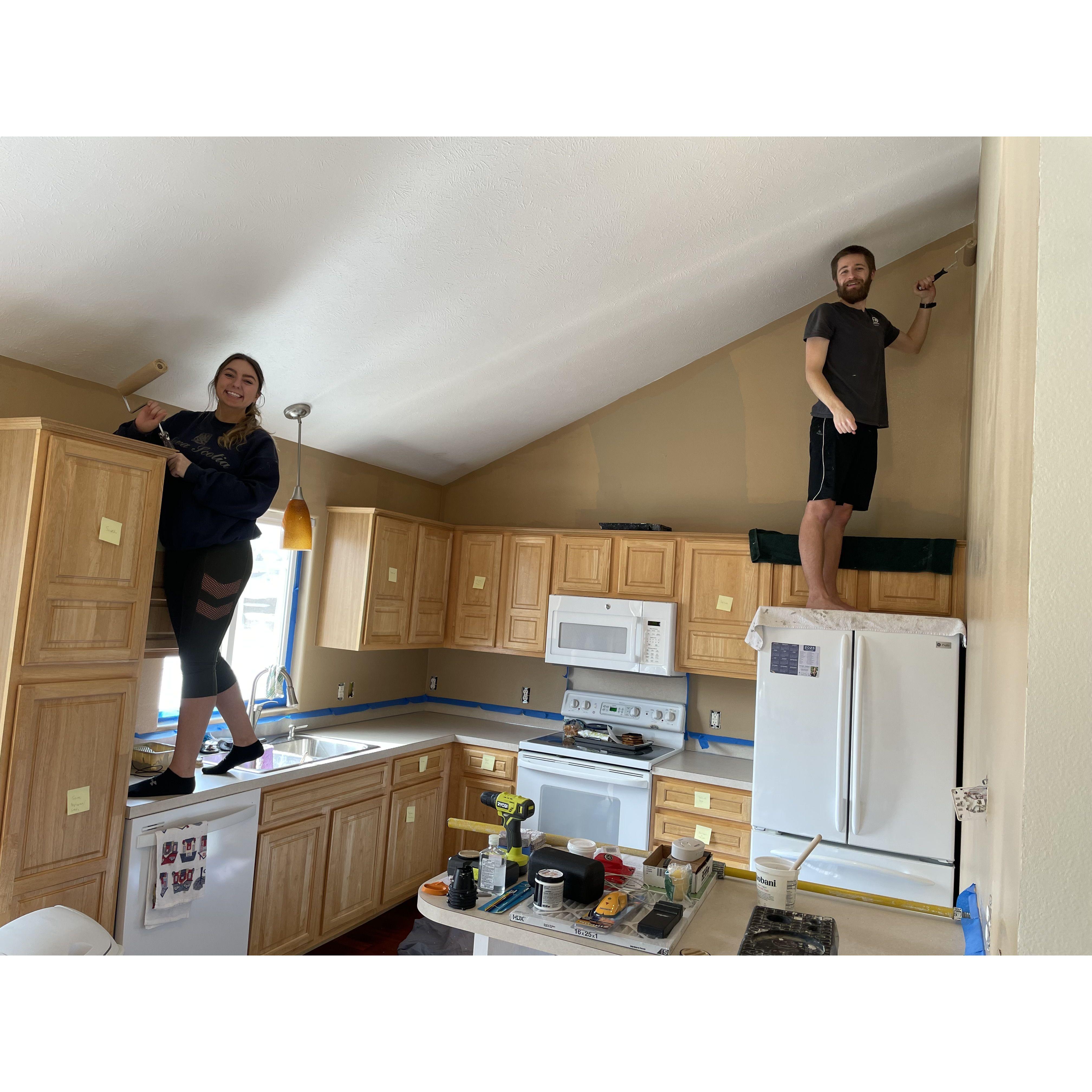 Painting Jacob's house