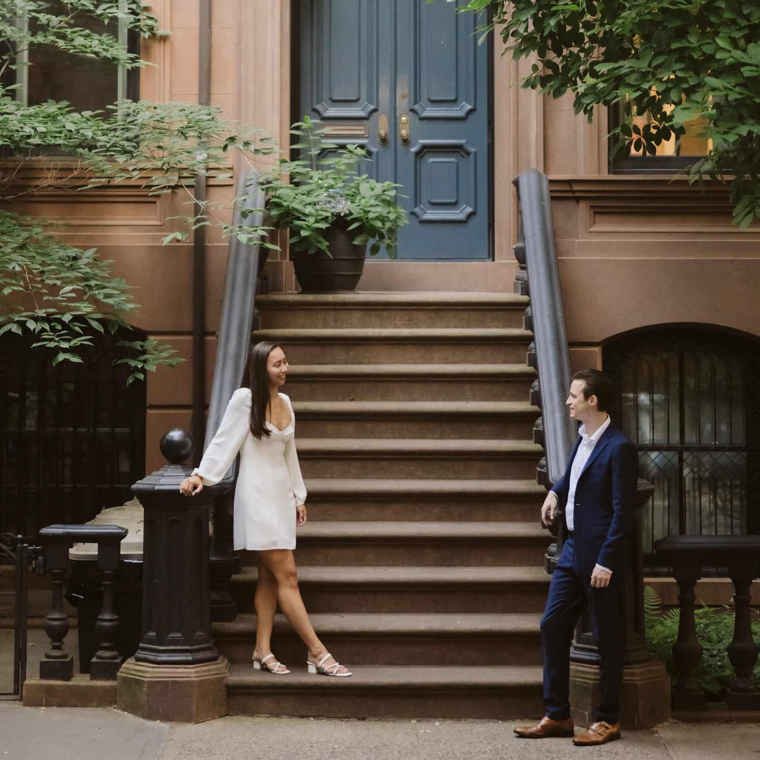 Engagement photo session in the West Village