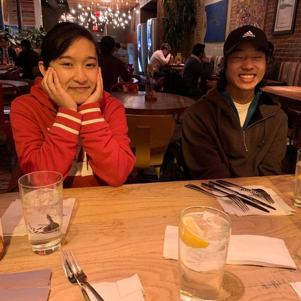 Kevin and Jenny took this photo of us during a visit they made to D.C. 

also...Kevin called it.