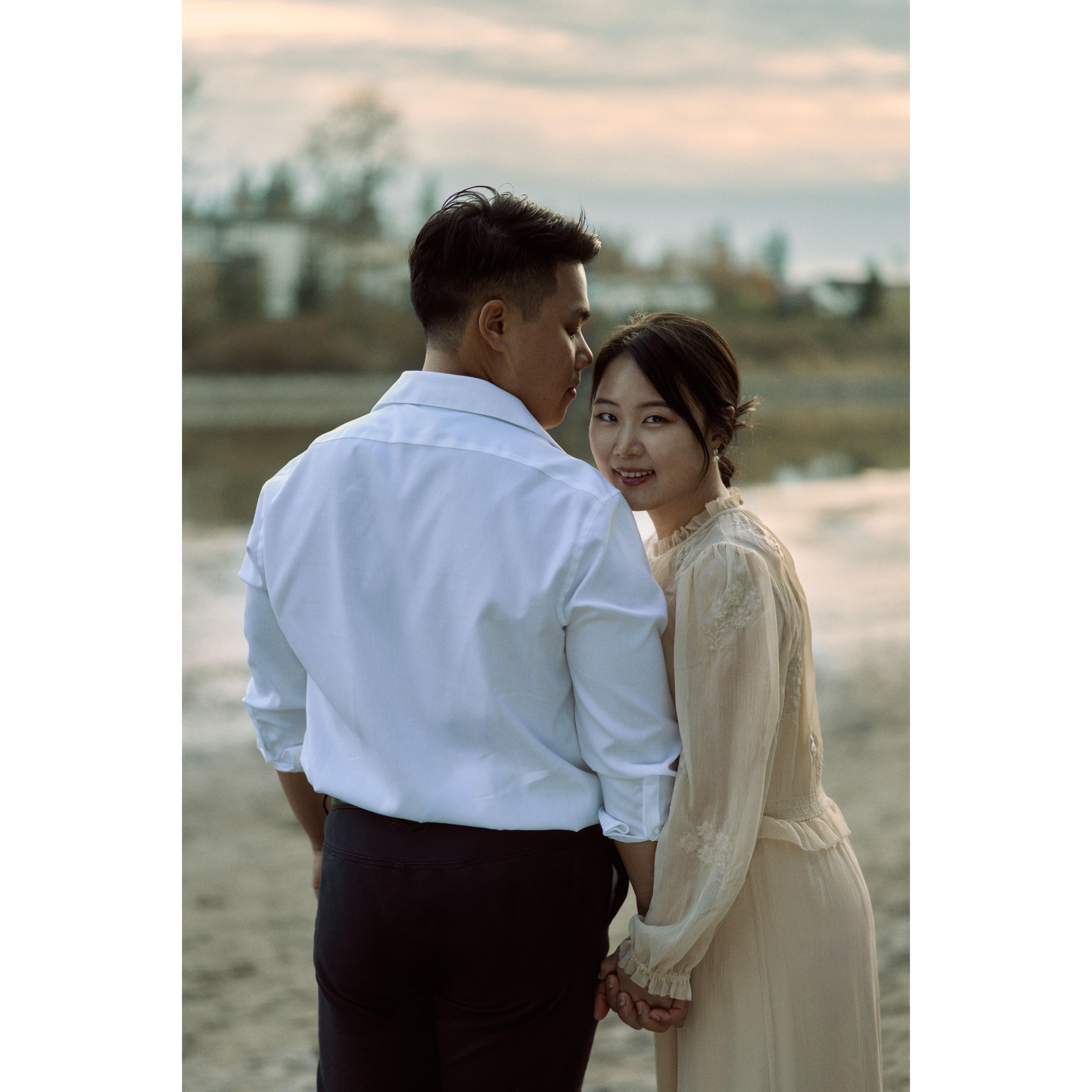 This is the place where time stood still, where a kiss turned a moment into eternity. Beneath the sky, our love sealed its first promise.