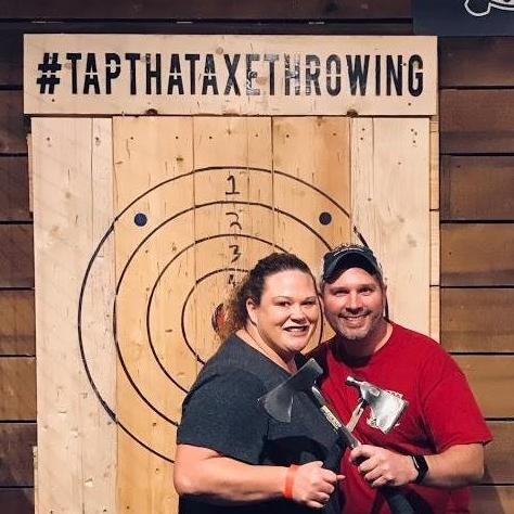 Axe throwing, a favorite hobby