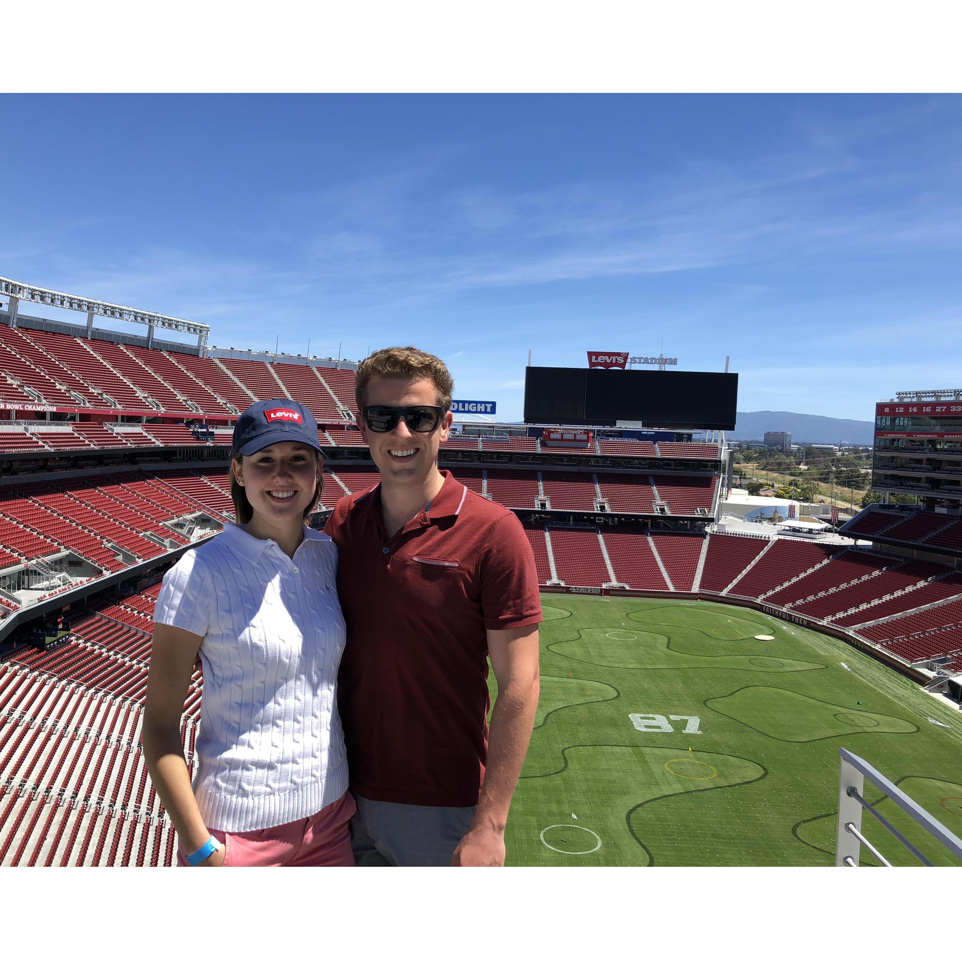 Golfing at Levi's Stadium
June, 2018