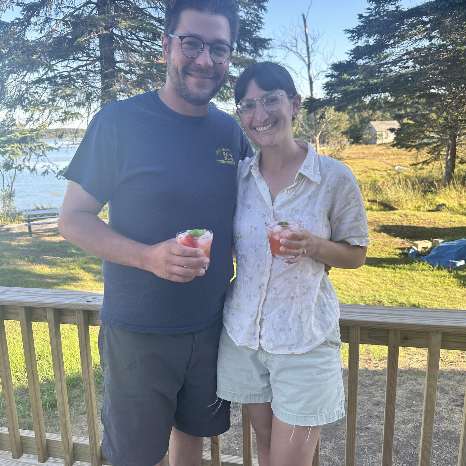 Celebrating our engagement on Beals Island 8/15/25 <3