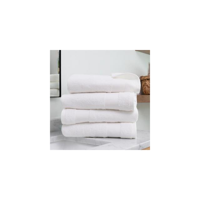 Set Of 4 Bath Towels, 100% Super Plush Premium Cotton - Becky Cameron