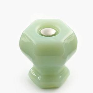 Hexagonal Glass Knob
