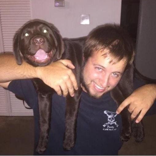 Probably the last time he was calm enough to be carried. Brace for chaos. 2016.