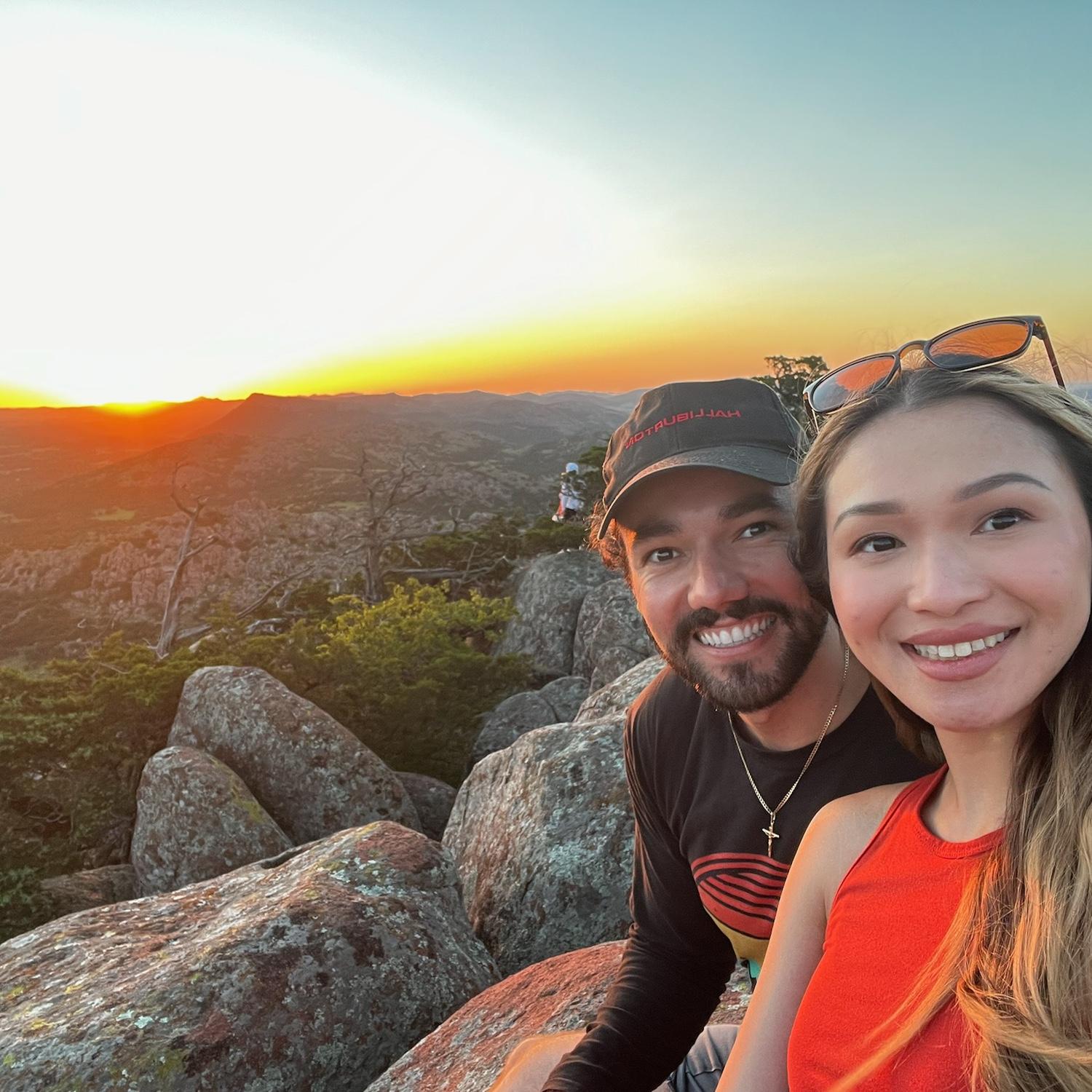 Sunset at top Of Mount Scott