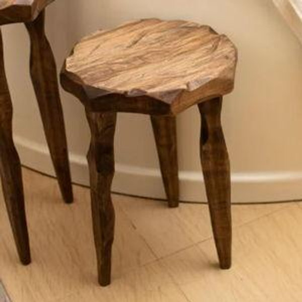 Greek Walnut Plant Stand