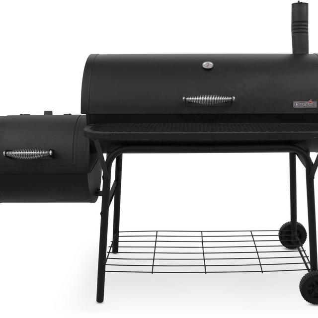 Char-Broil Deluxe BBQ Offset Smoker Grill 1280