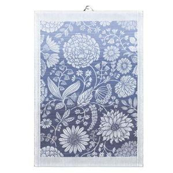 Ekelund Weavers: Flytande Blå Tea Towel - 14" x 20"