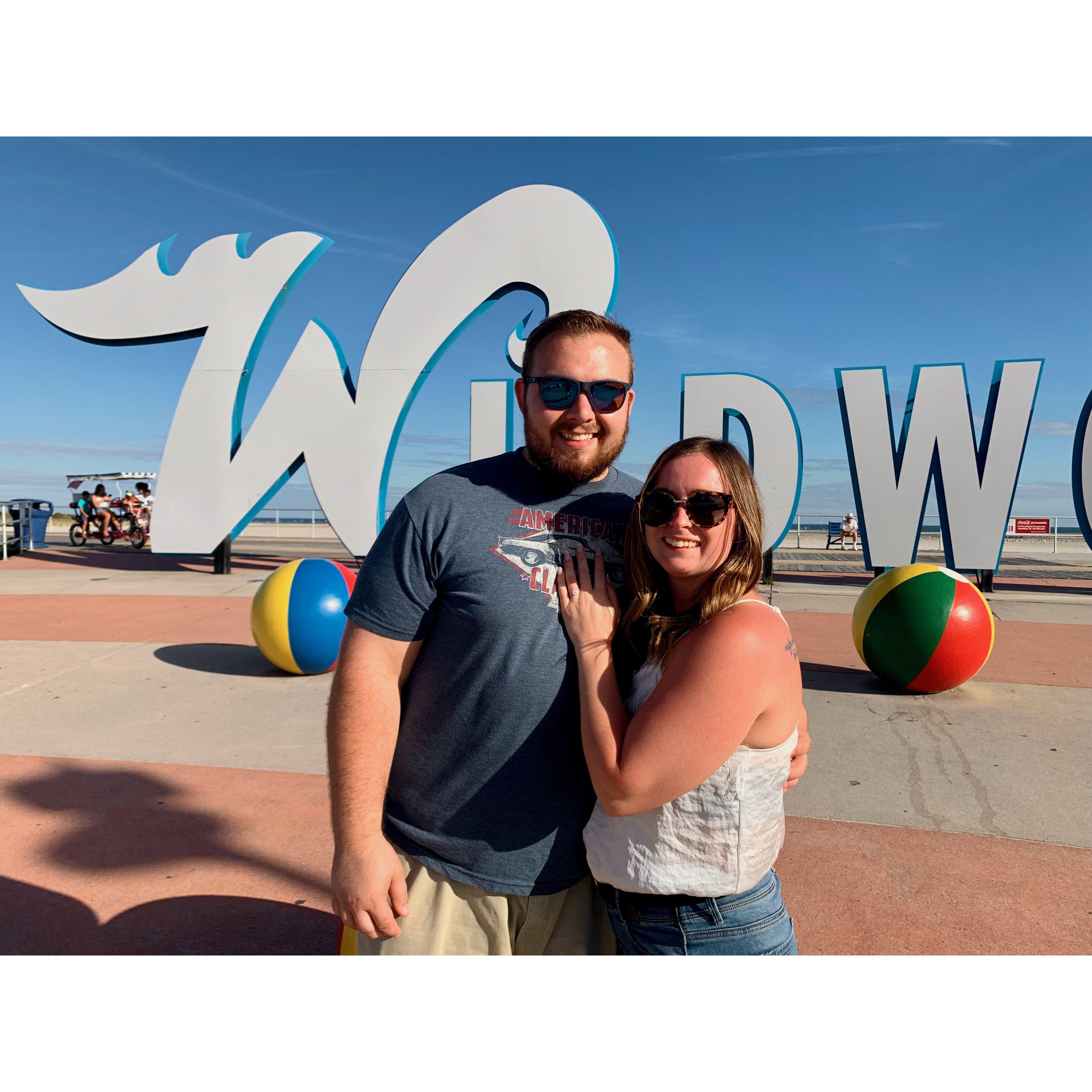 Wildwood, NJ the day after Zoltan proposed