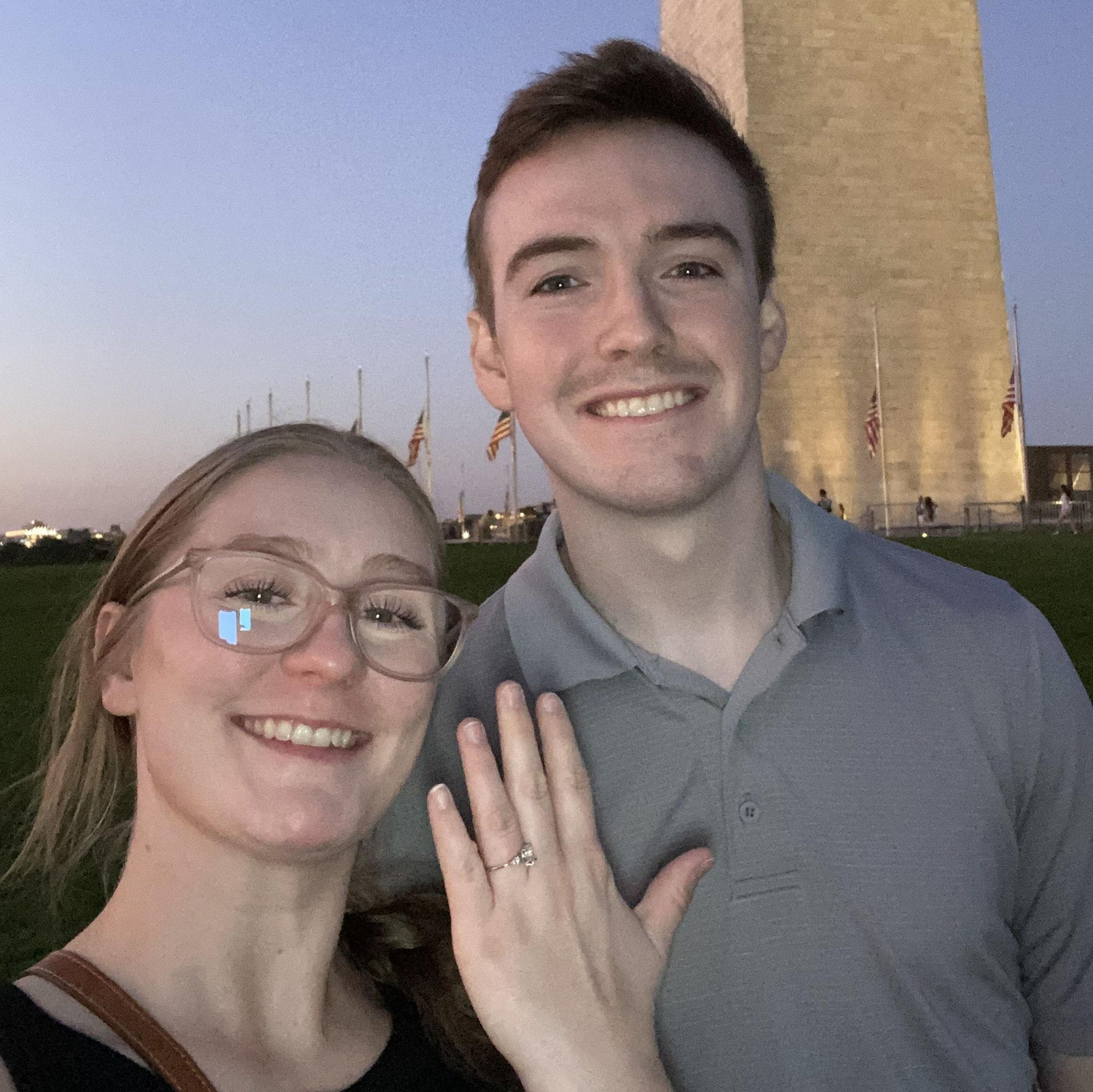 After our engagement, we took a nice stroll around DC to celebrate!