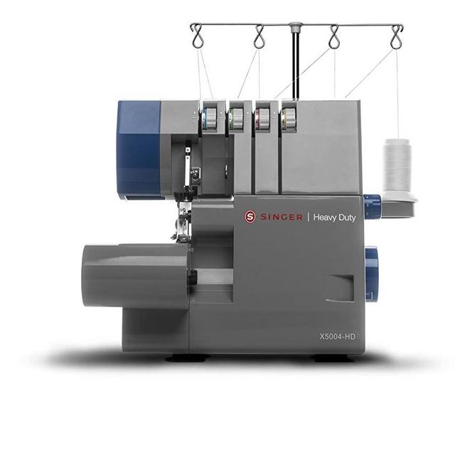 SINGER | Heavy Duty Serger Overlock Machine | Metal Frame | 2/3/4 Thread Capacity | 60% Larger Cutting Knife