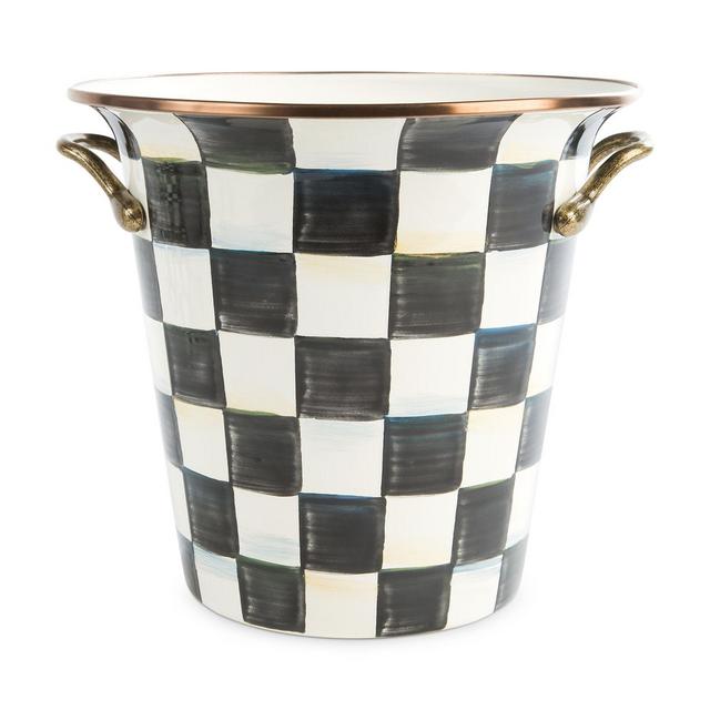 MacKenzie-Childs Courtly Check Enamel Wine Cooler