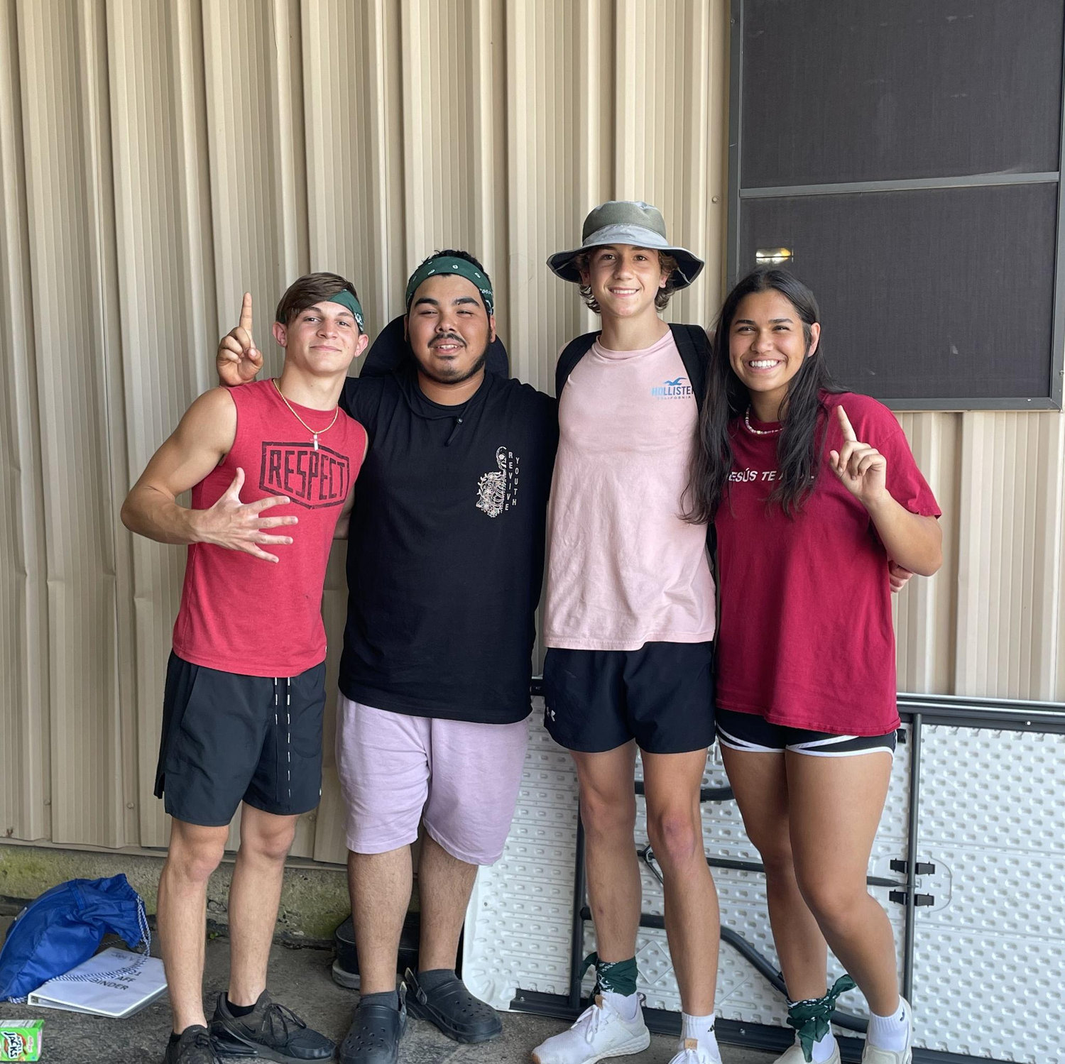when we were on the same camp team and became friends - 2021