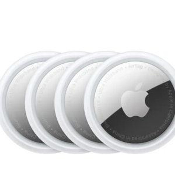 Apple - AirTag (4-Pack) (1st Generation) - 2021 - Silver
