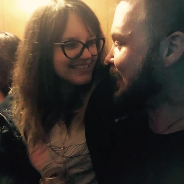 A sweet moment caught by a friend at House of Toast, 2017