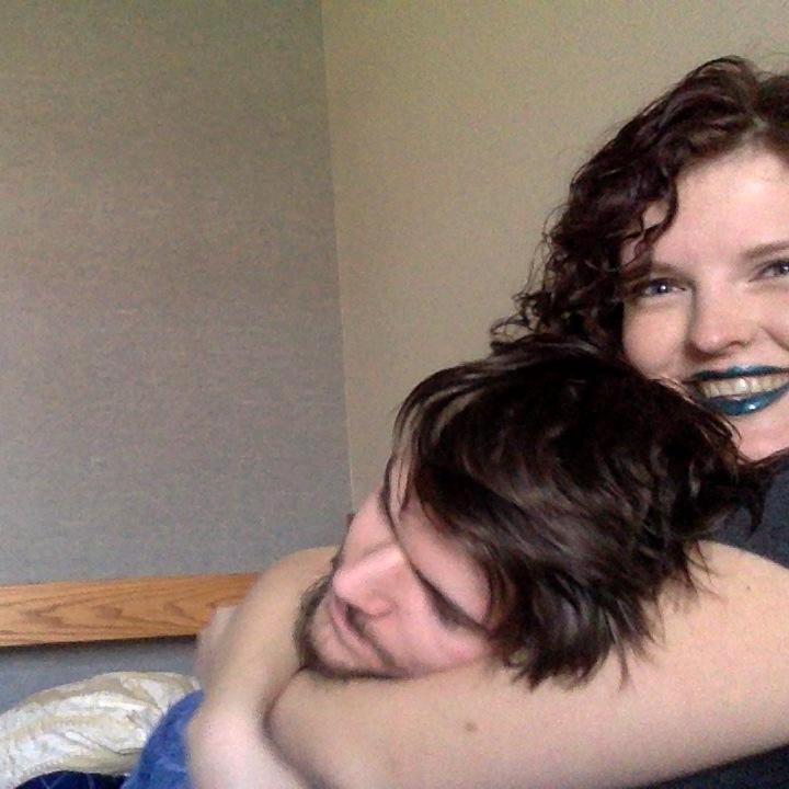 Goofing off on my 22nd birthday, and I look like I'm showing off a fresh kill.