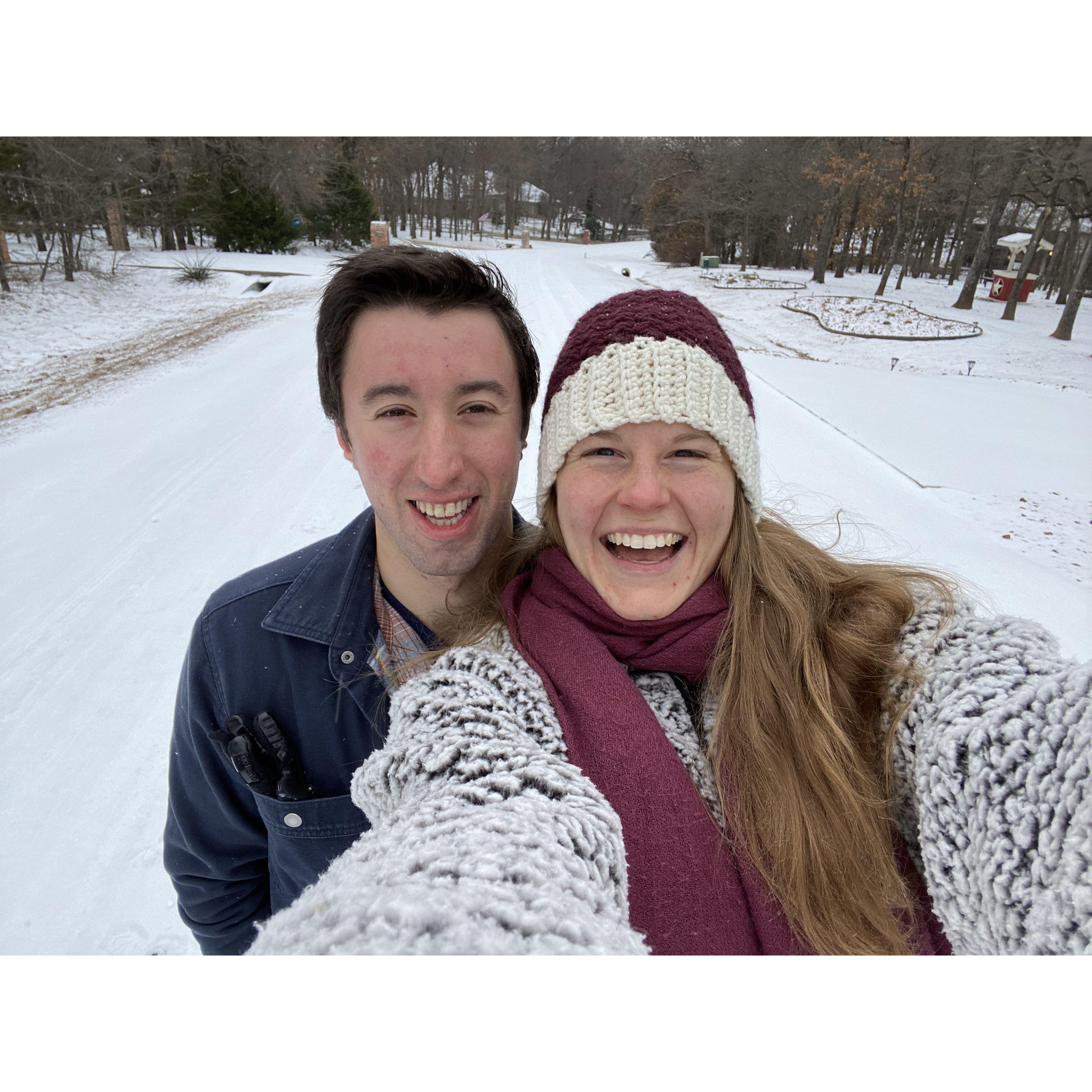 The day before TEXAS SNOWPOCALYPSE 2021