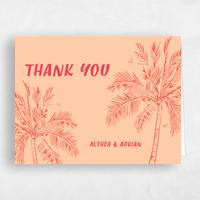 Orange Wedding Thank You - Ocaso Landscape