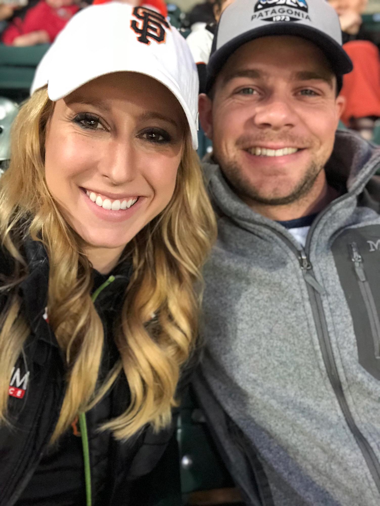 This was taken at the Giant's game. One of our favorite outings thanks to Tina and Phil!