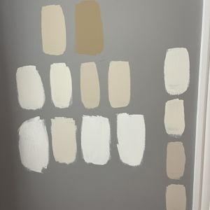 repainting the bathrooms