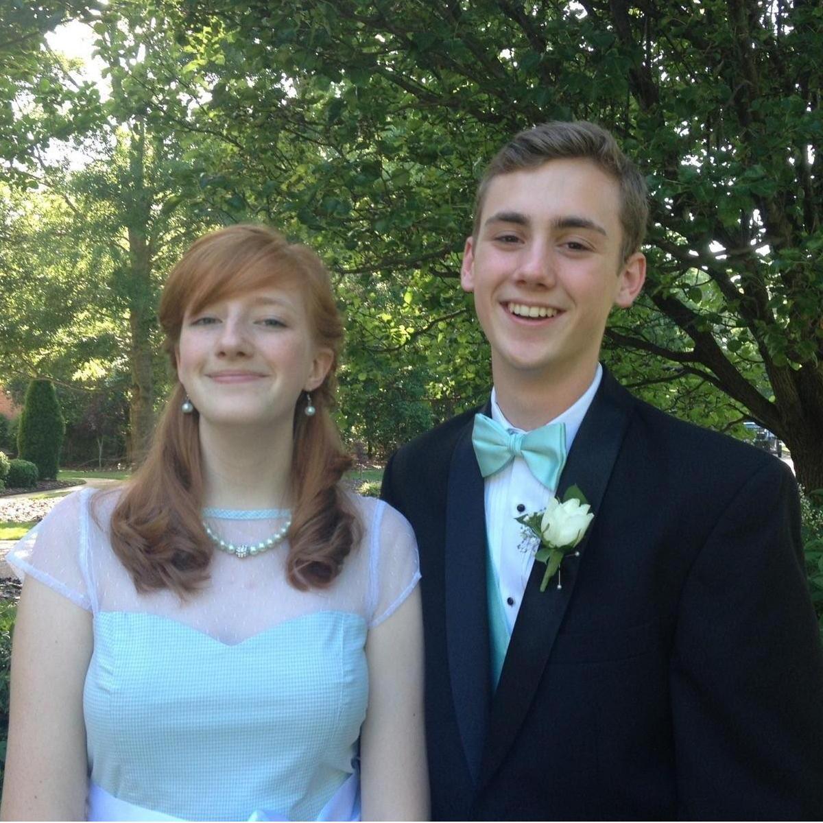 Our first prom together!