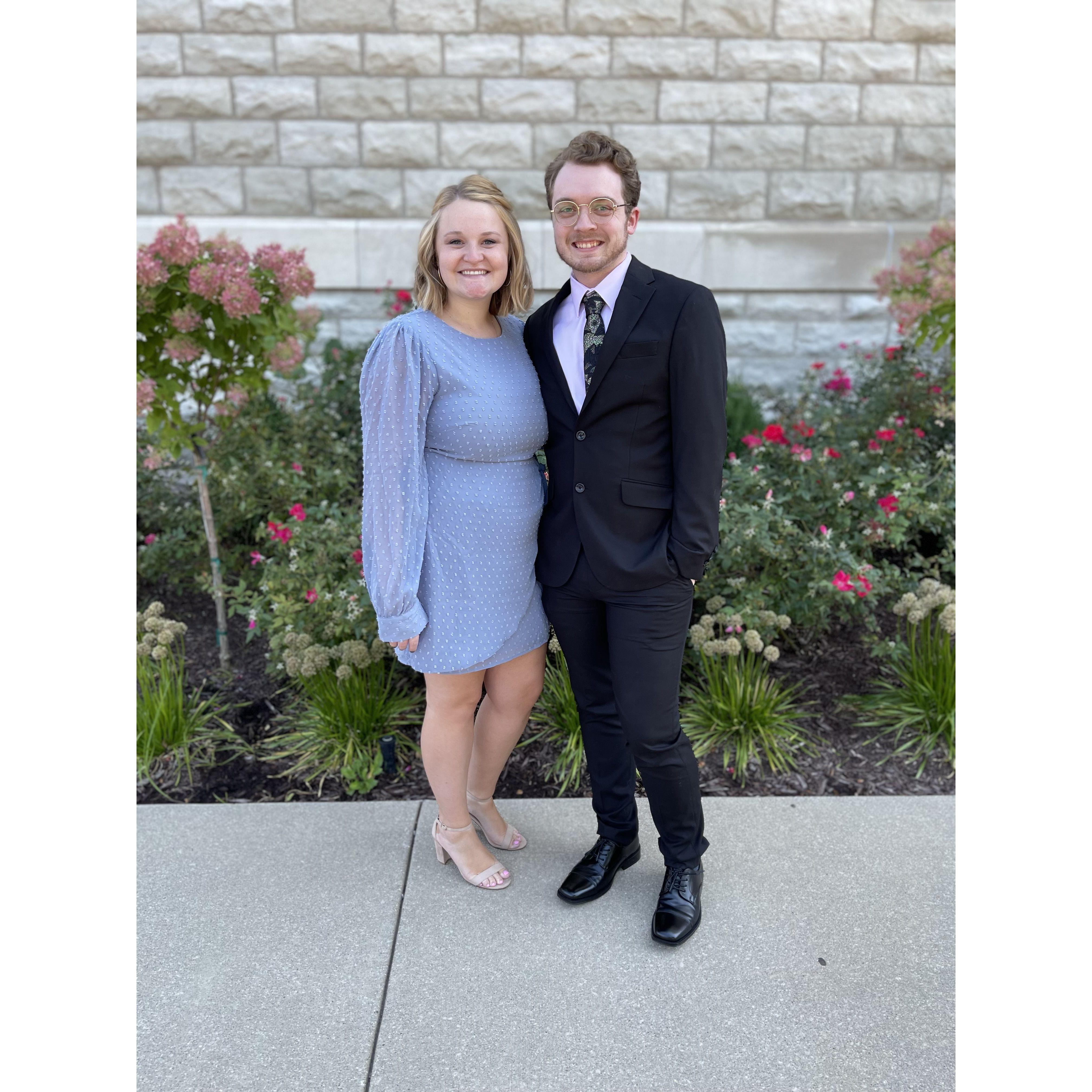 At Lizzie and Nick’s wedding