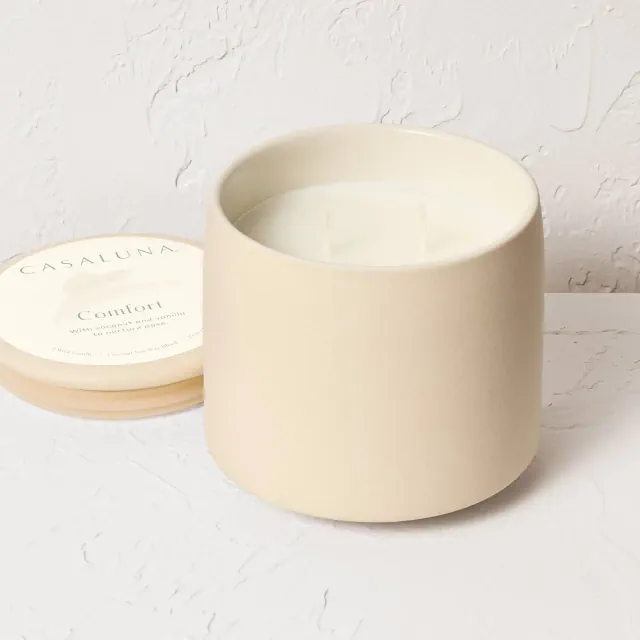 2 Wick Lidded Comfort Jar Candle 15oz - Casaluna™