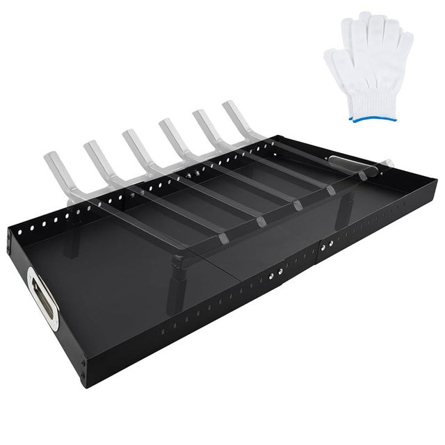 3 Piece Fireplace Tray Ash Pan,Adjustable Fireplace Tray for Up to 38" Fireplace Grates,Expandable Fireplace Ash Pan for Ash Collection,Large Trapezoid Stainless Steel,Fireplace Removable Ash Tray
