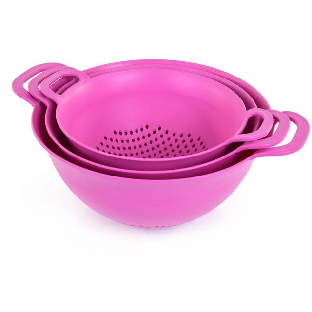 Plastic Strainer Colanders Set