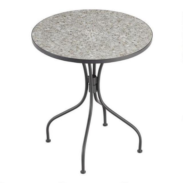 Round Cadiz Outdoor Bistro Table - Peacoat Color