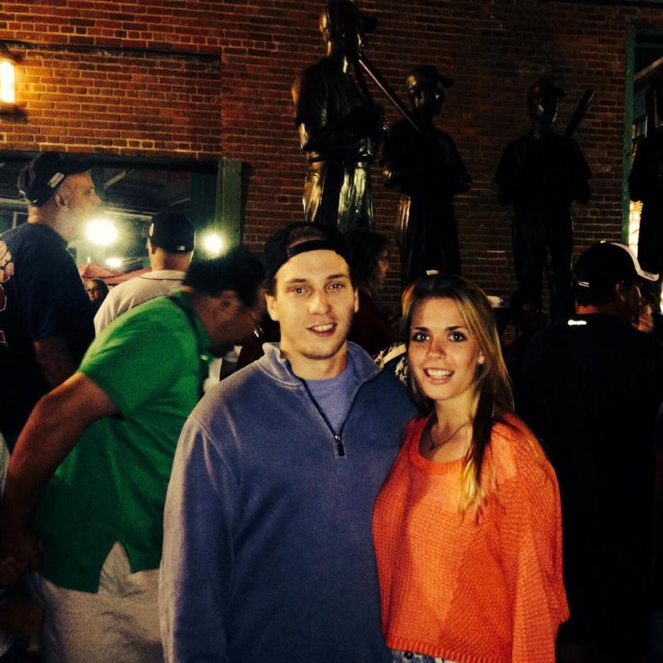 Our first ballgame at Fenway Park in Boston.