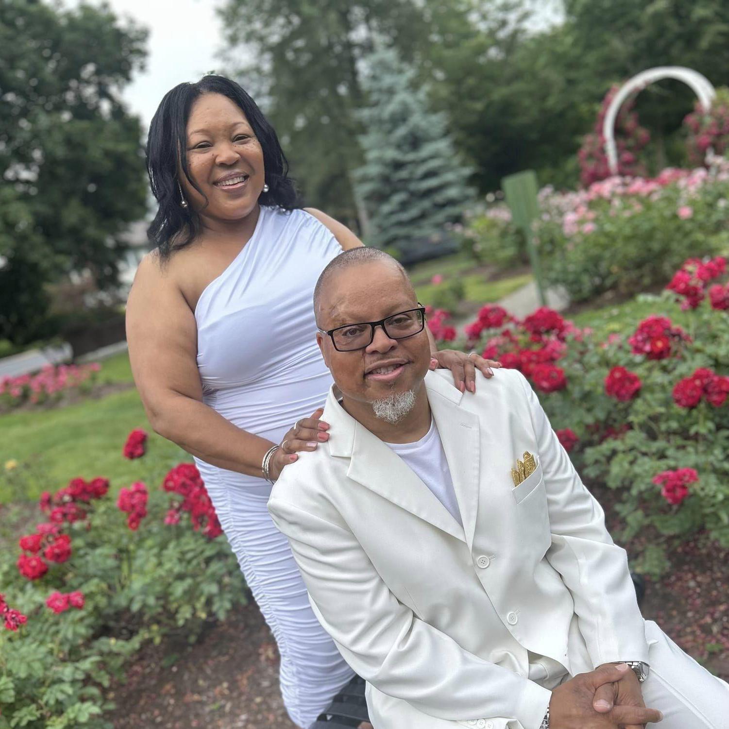 In the park, enjoying our time together.