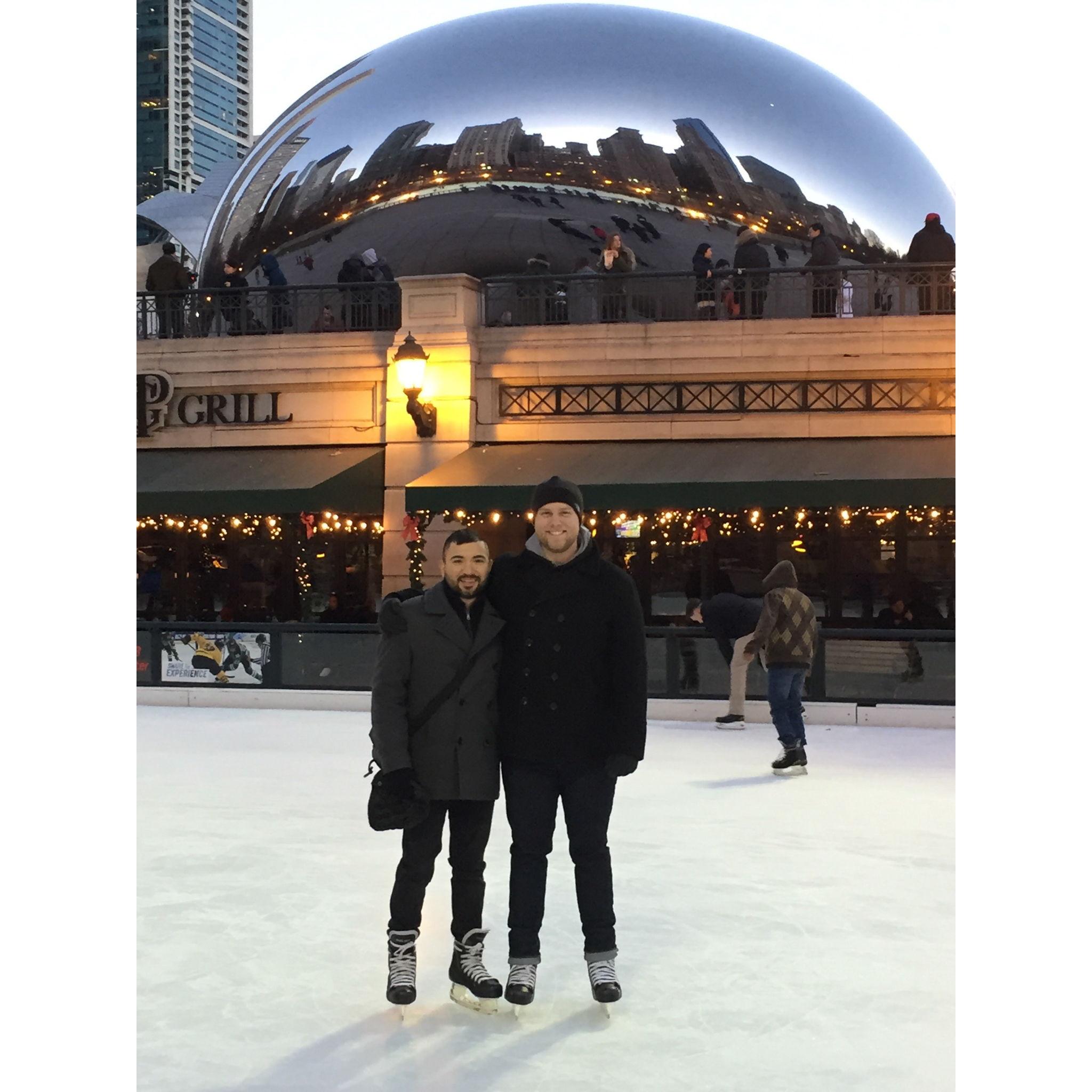 Our first trip together to Chicago, where Rupert met Jonas (the first member of my family to meet Rupert). -Abe