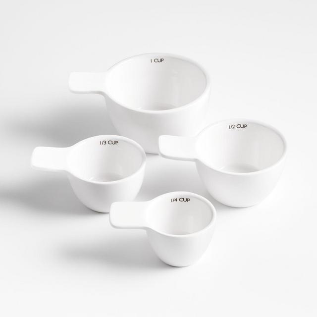 Aspen White Measuring Cups