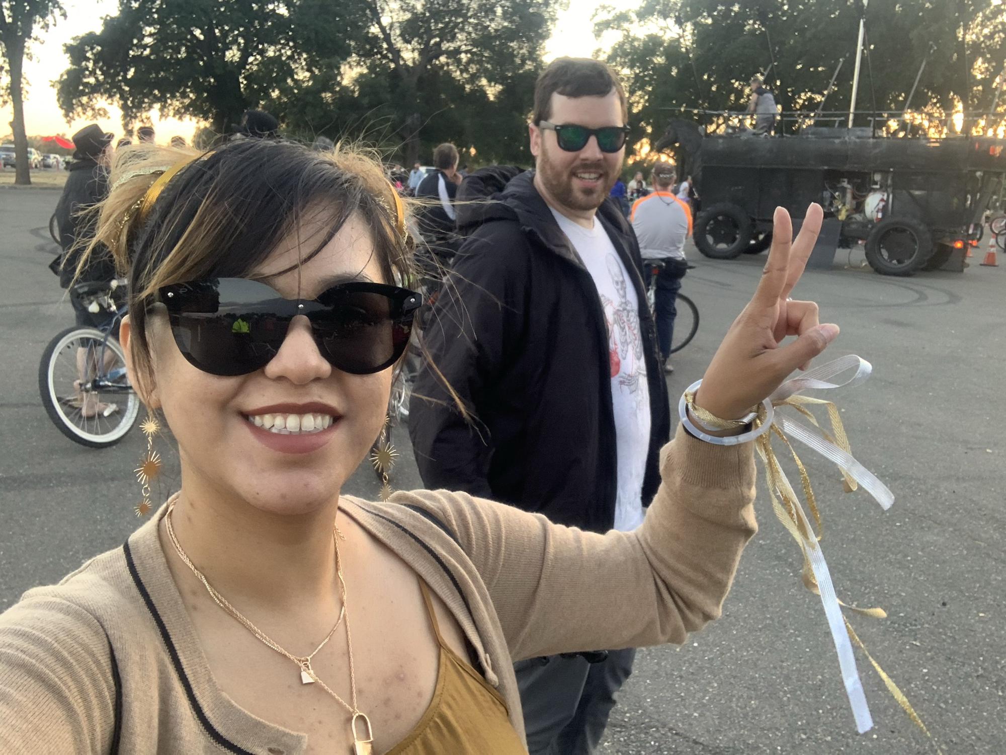 Bicycle Burning Man outing in Sacramento, 2020