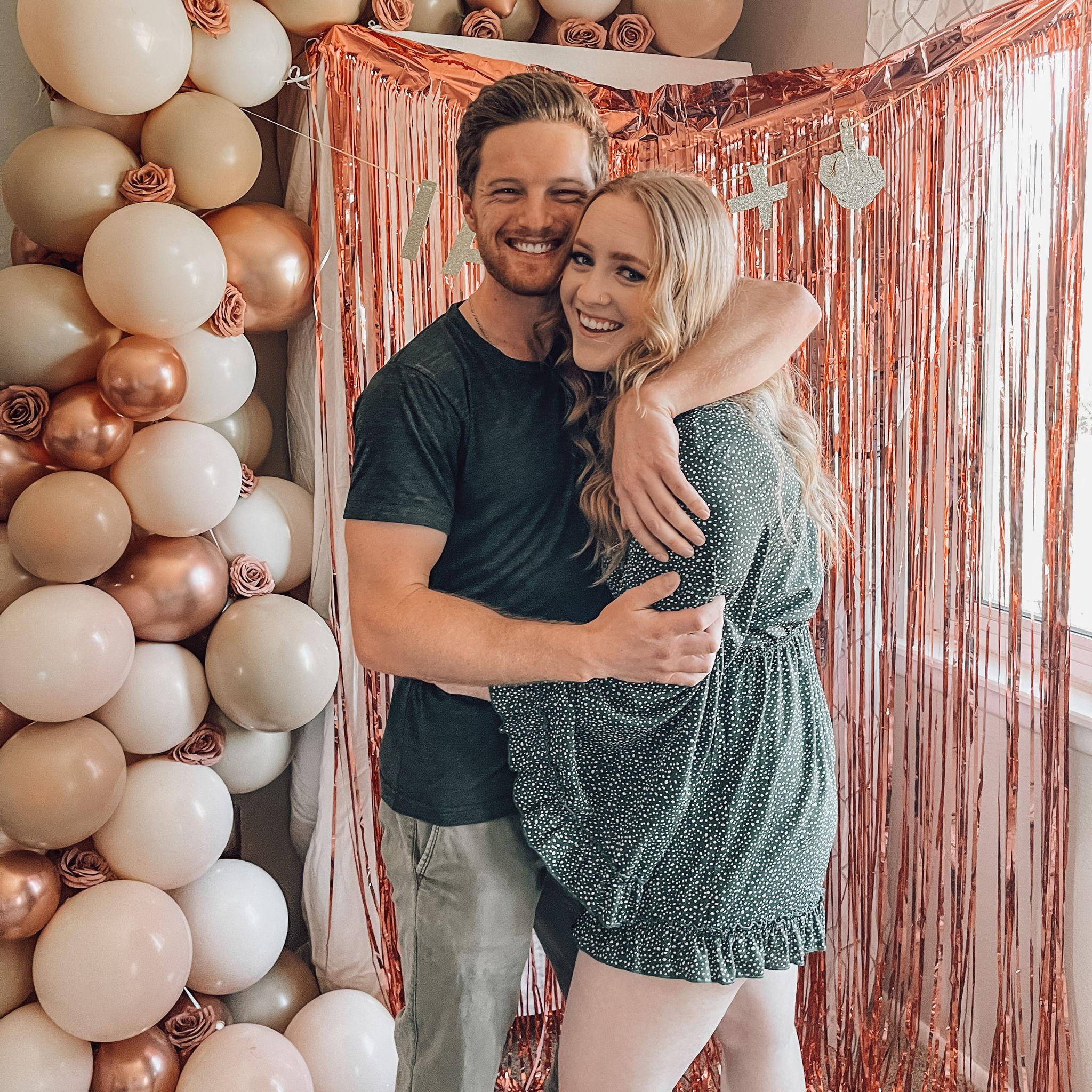 Gab's 25th birthday (April 2022) where Aaron met most of Gab's family for the first time. Aaron bought Gab a missing part for her 4Runner (which started the practical gift-giving tradition)!