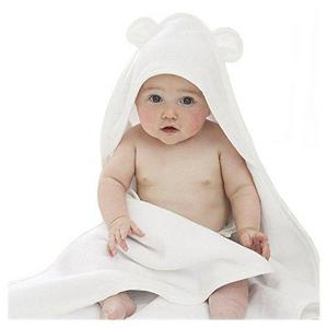 Bamboo Hooded Baby Towel with Bear Ears - The Original 100% Bamboo Bear Towel Organic Hypoallergenic Extra Soft Water Absorbent | Great for Sensitive Skin | 34x34”...