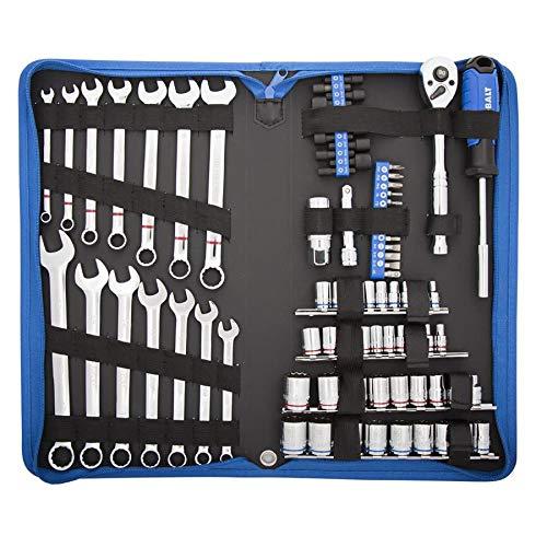 Kobalt 80-Piece Standard (SAE) and Metric Polished Chrome Mechanic's Tool Set