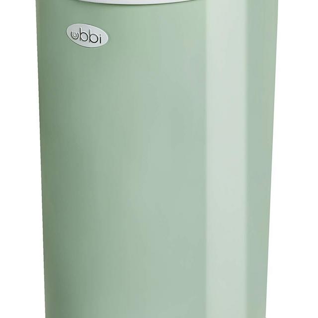 Ubbi Steel Odor Locking, No Special Bag Required, Money Saving, Modern Design, Registry Must-Have Diaper Pail, Sage