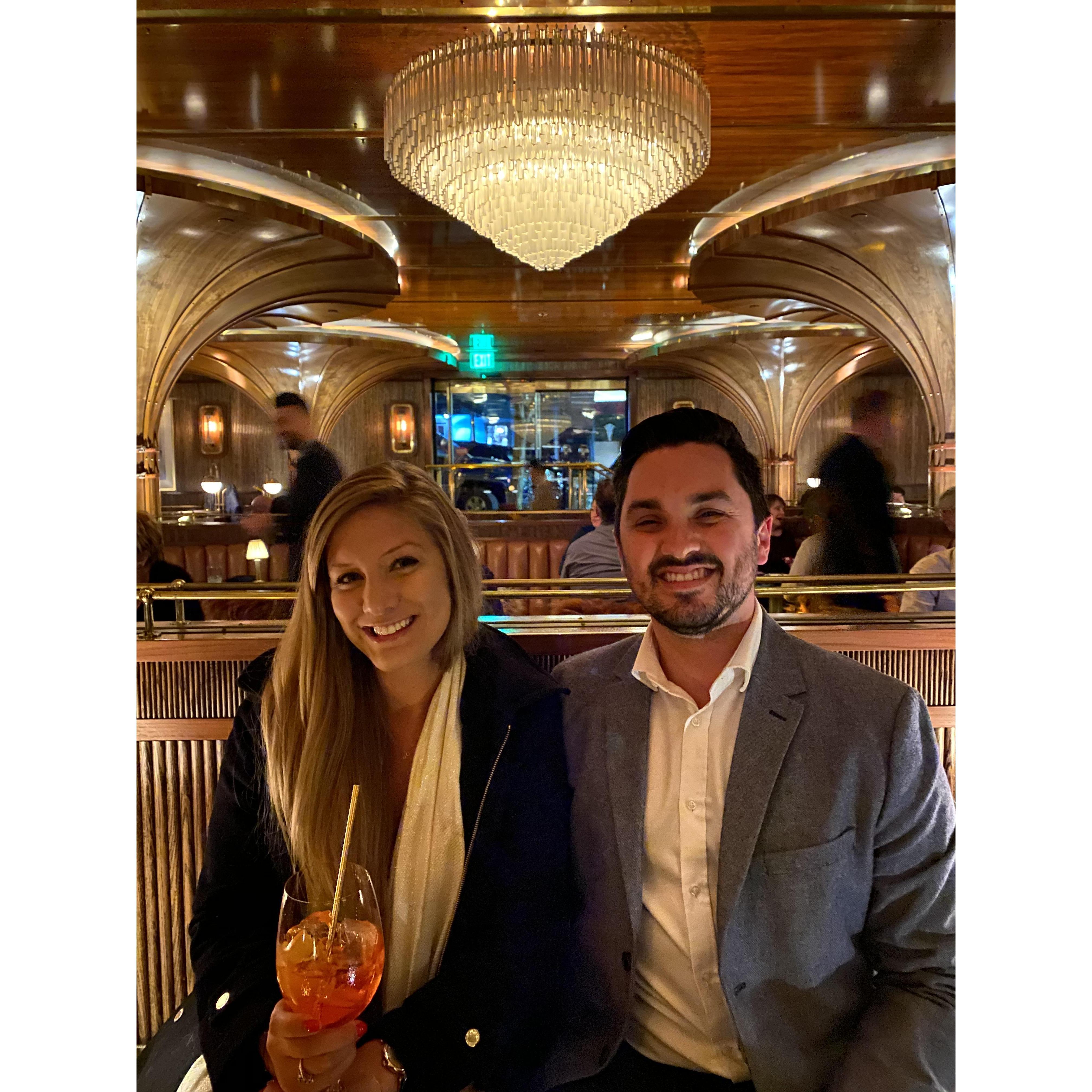 Juleitte's birthday dinner in San Diego - Born and Raised. Great spot for a steak or a cocktail for anyone interested while in town!