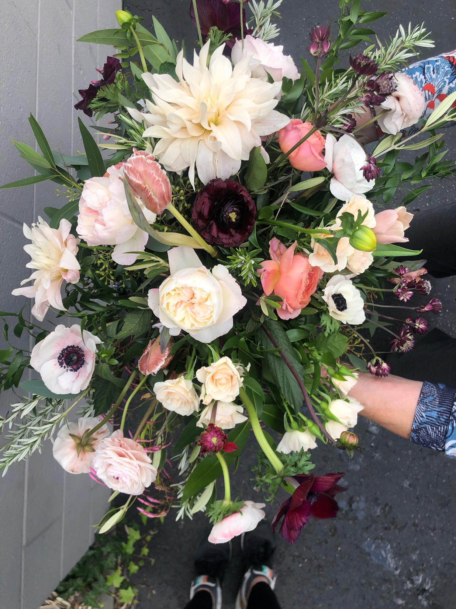 The sample table arrangement!