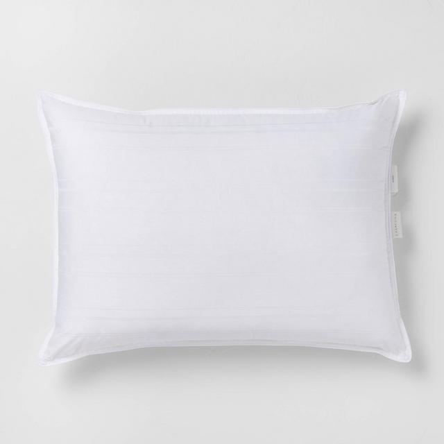 Standard/Queen Medium Firm Down Bed Pillow White - Casaluna™