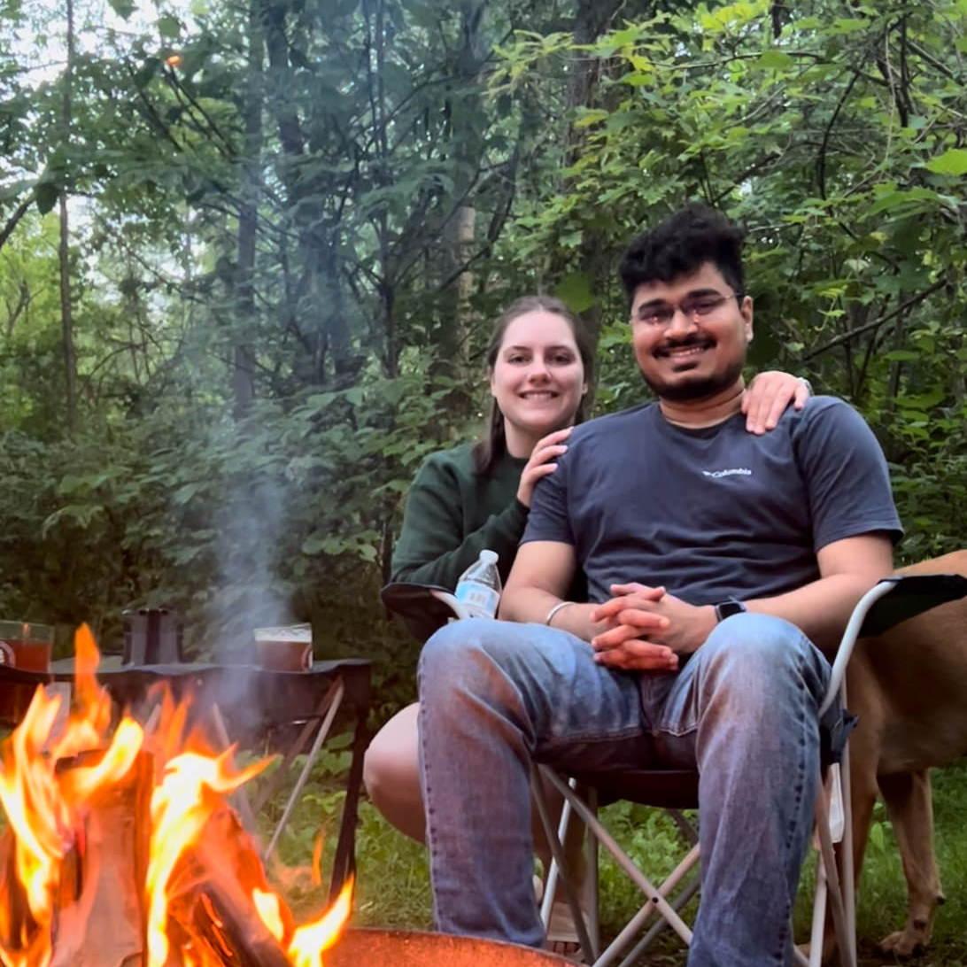 Our first camping trip together.
