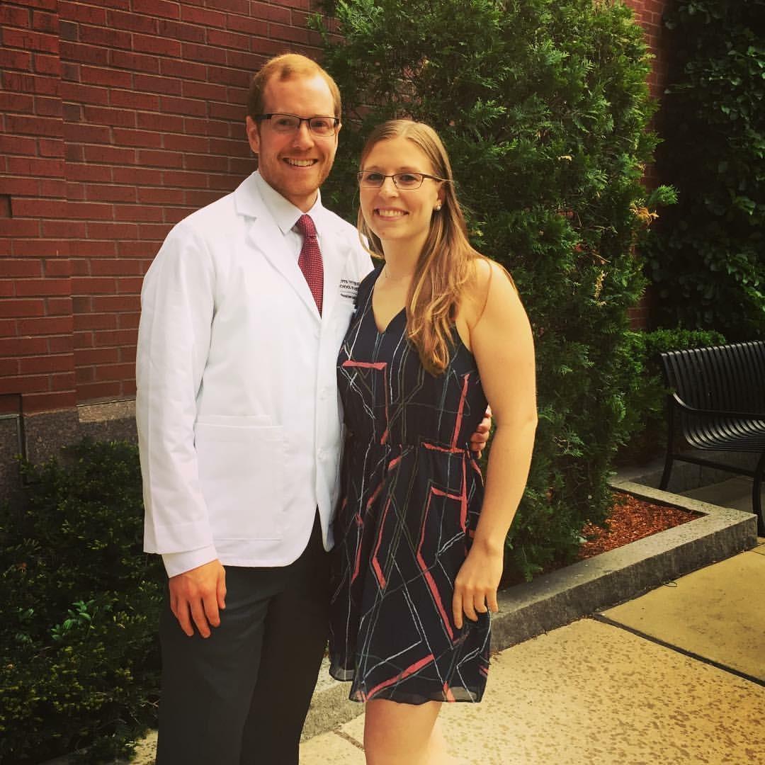 Will's PA white coat ceremony at Tufts!