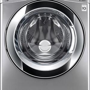 LG - Front-Loading Washer - Graphite Steel