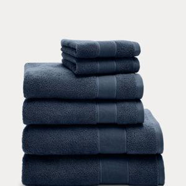 Ralph Lauren Sanders 6-Piece Towel Set - Blue