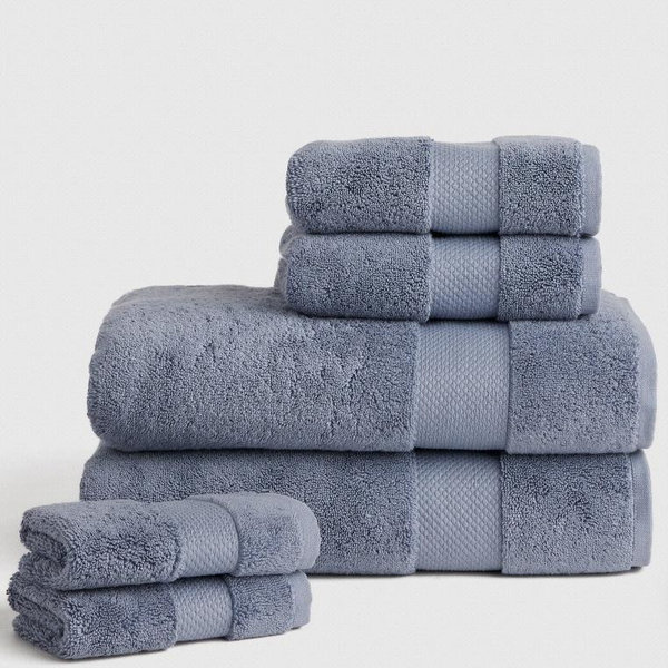 Turkish Ultra Luxe Plush Bath Sheet Bundle (Mineral)