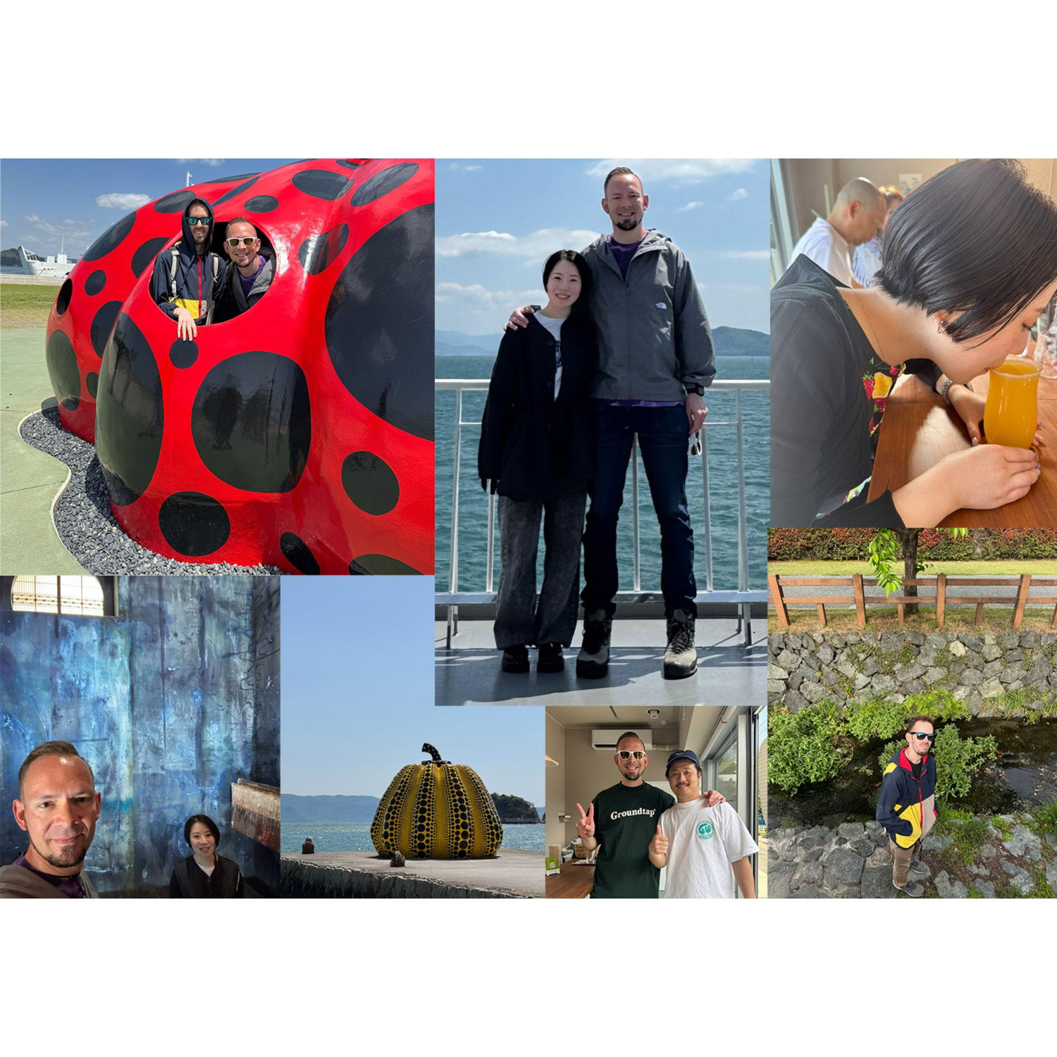 On Naoshima, art island, and in Ehime